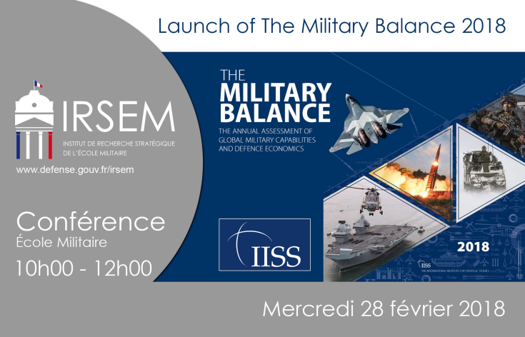 Launch of the Military Balance, 28 february 2018