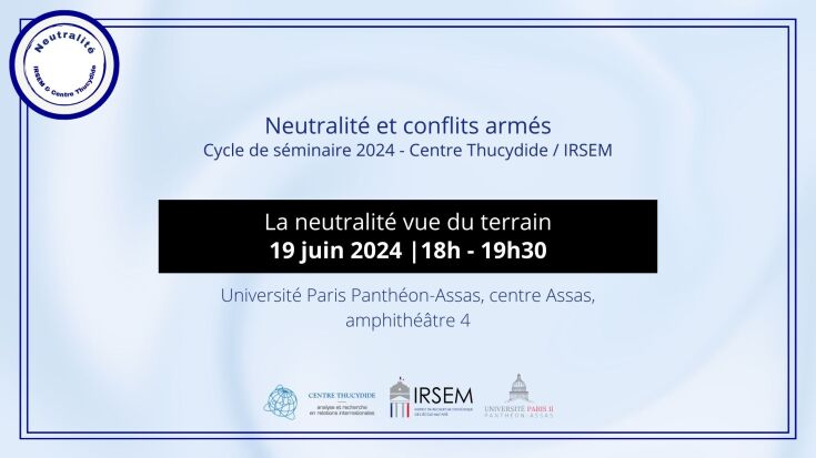 Séminaire neutralité 5 : La neutralité vue du terrain