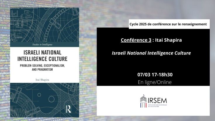 Cycle 2025 de conférence sur le renseignement - Conférence 3 (en ligne)