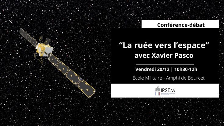 "La ruée vers l'espace" : conférence-débat avec Xavier PASCO