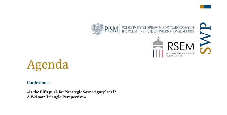 Is the EU’s push for ‘Strategic Sovereignty’ real?  A Weimar Triangle Perspective