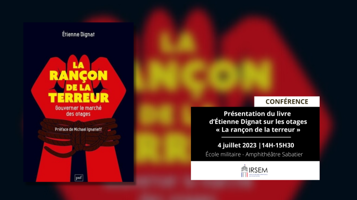 Présentation du livre d’Étienne Dignat sur les otages  « La rançon de la terreur » 